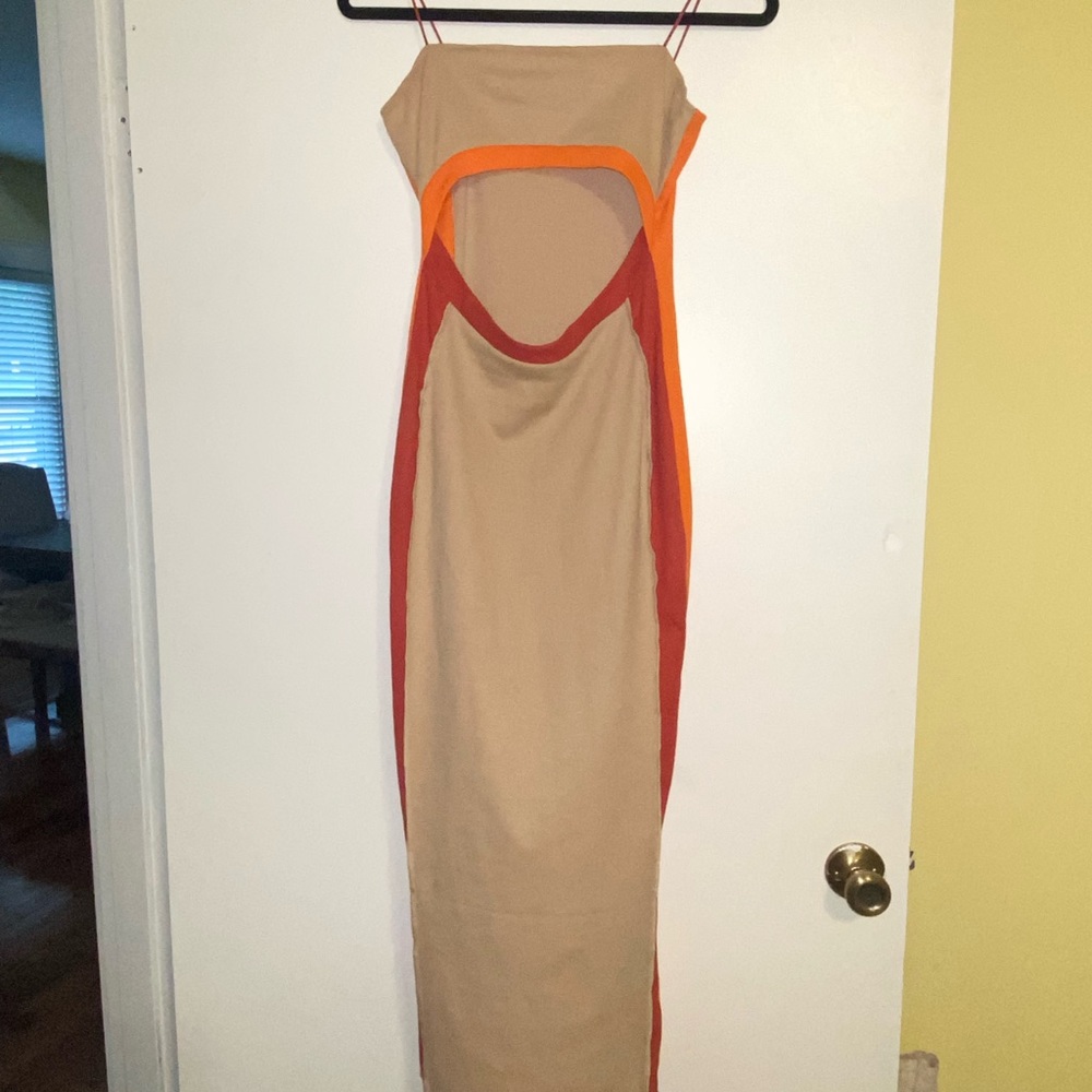 Cut out midi dress